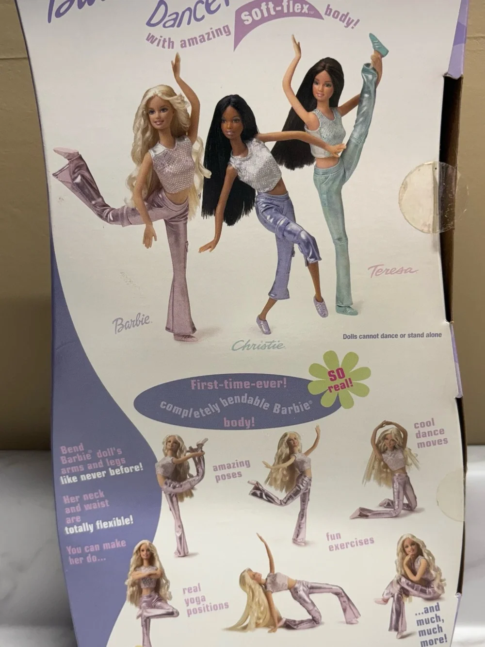 Mattel Barbie Doll - Lavender and White Polka Dot Packaging
